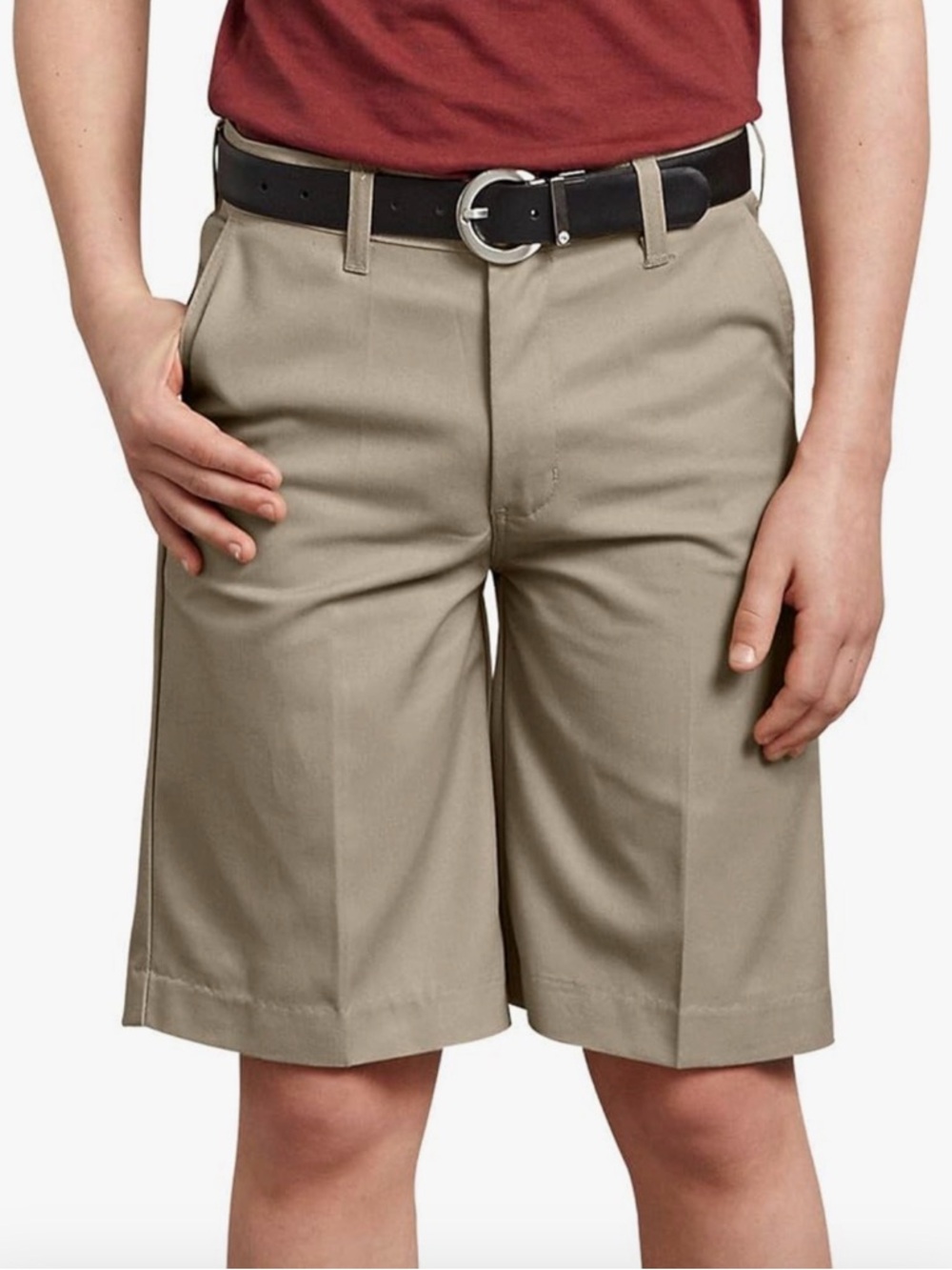 393 Dickies Boys' Flex Waist Flat Front Short - Size: 18 Husky
